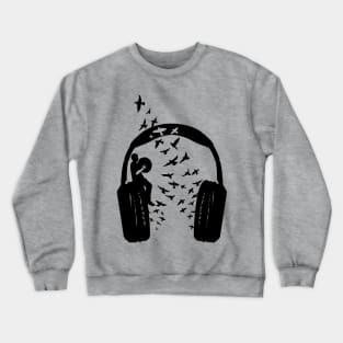 Headphone Cymbals Crewneck Sweatshirt